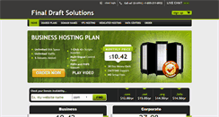 Desktop Screenshot of finaldraftsolutions.com